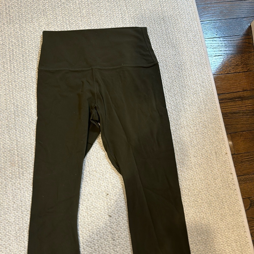 Green lululemon align leggings